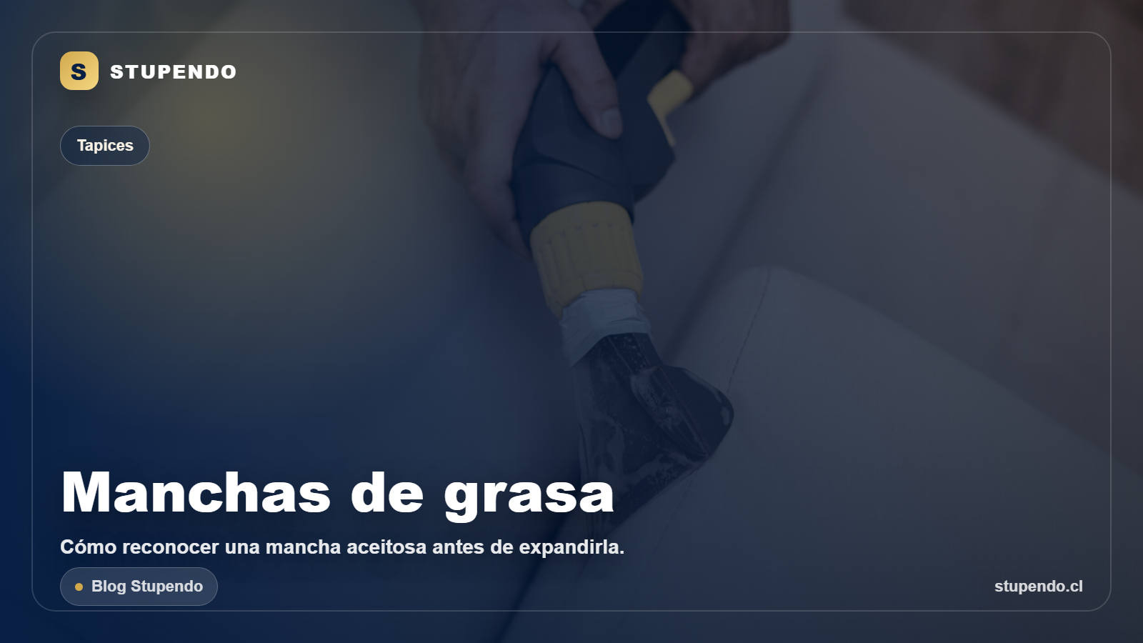 C&oacute;mo identificar si una mancha es grasa
