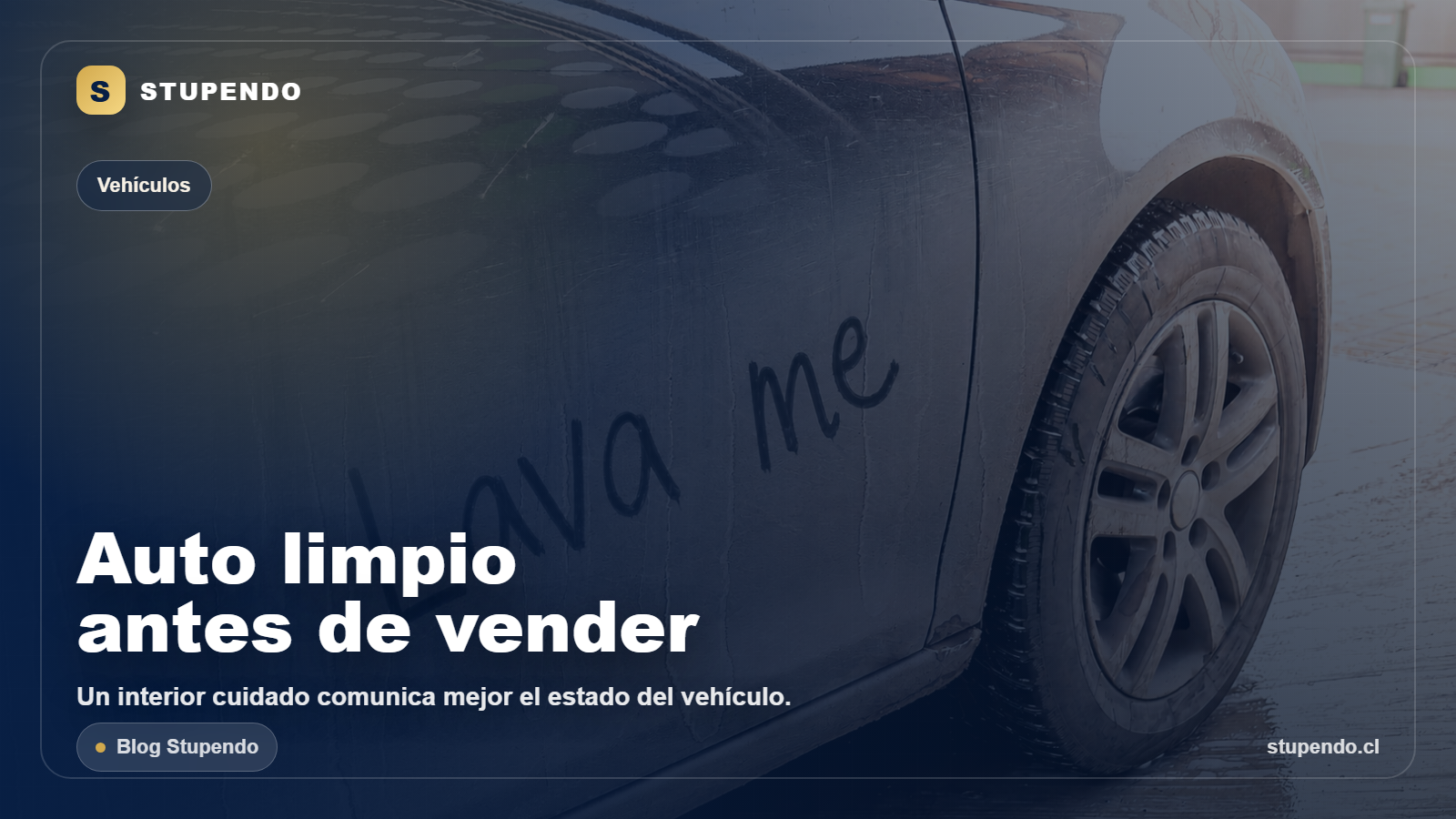 Limpieza de auto antes de venderlo