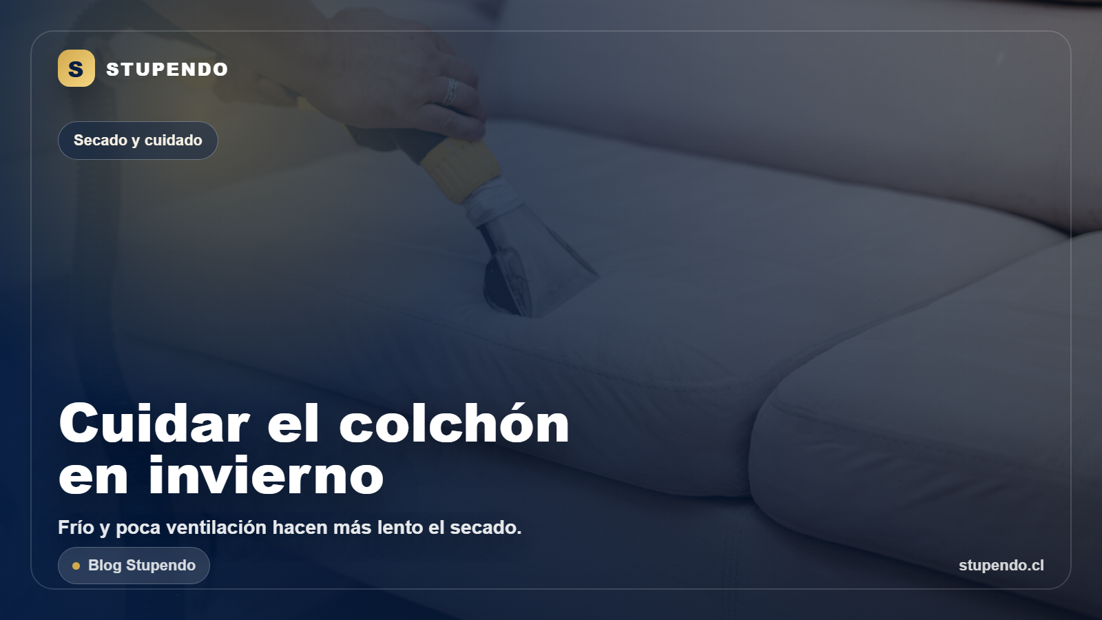 C&oacute;mo cuidar un colch&oacute;n en invierno